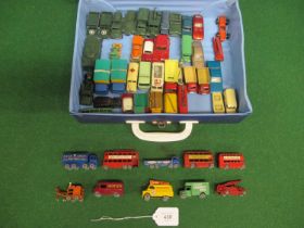 Case of approx fifty loose, small, Lesney/Matchbox vehicles (mostly in good condition) Please note