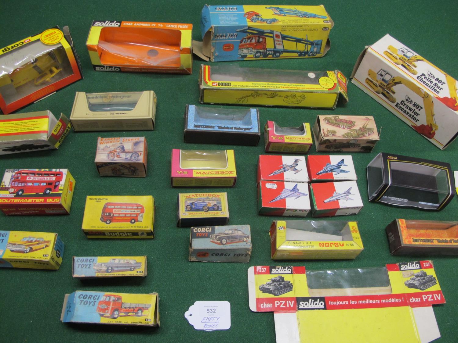 Quantity of EMPTY model vehicle boxes for Solido, NZG, Corgi, Matchbox, Polistil, Lone Star, Budgie, - Bild 4 aus 4