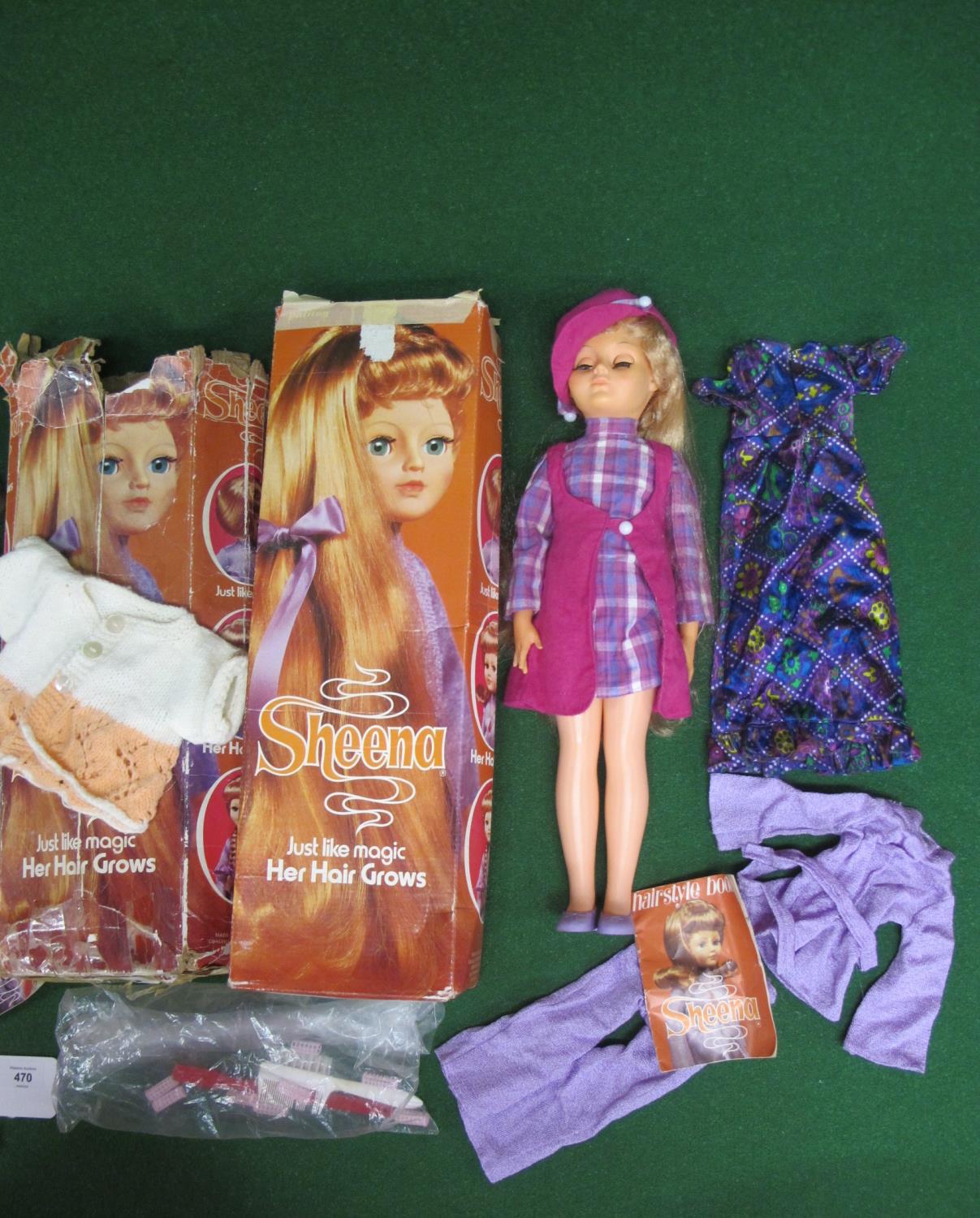 Two Palitoy Sheena dolls with the Like Magic Growing Hair. Includes 1970's fashion, curlers, - Image 3 of 3