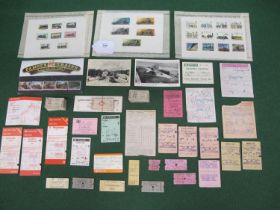 Small quantity of BR card and paper railway tickets from 1969-1991 (mostly 1970's), platform