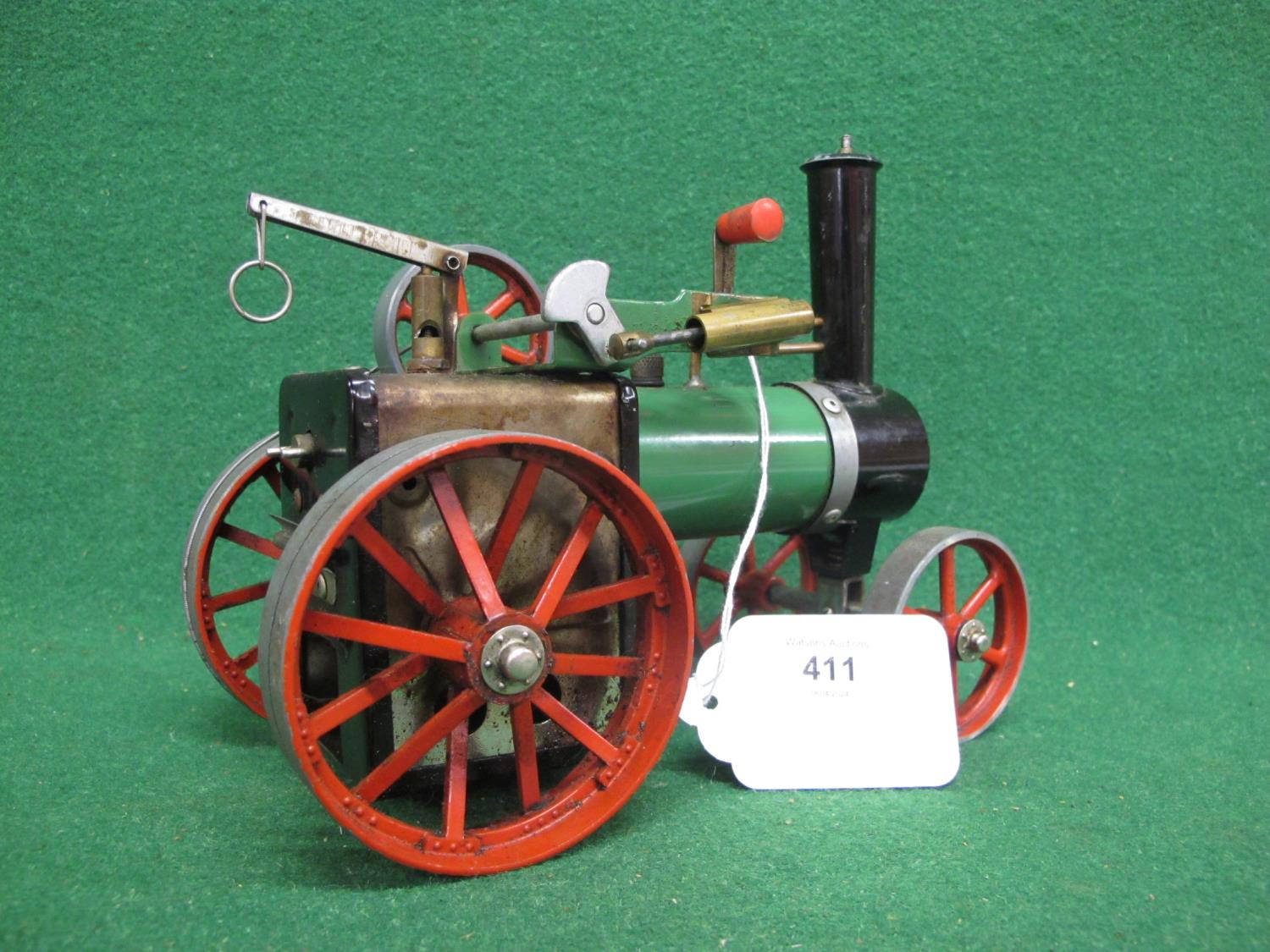 Mamod steam tractor complete except for bunker, burner, canopy and steering column Please note - Image 3 of 3