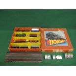 Hornby O gauge clockwork Tank Goods Set No. 45, now containing: Type 20 0-4-0 tender locomotive