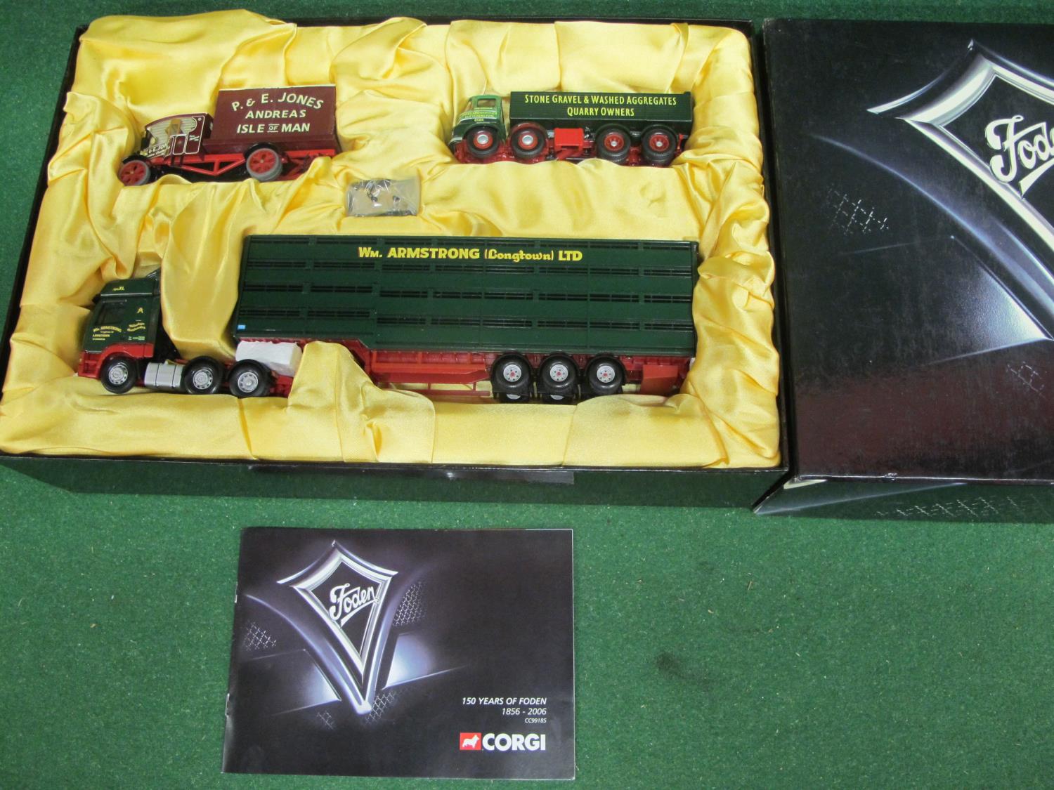 Boxed Corgi 1:50 scale 150 Years Of Foden 1856-2006 Limited Edition 1189/2210 Collectors Set