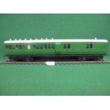 Gauge 1 all metal Southern Railway all 3rd four compartment Guards/Luggage brake coach with