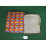 Twenty four boxed tinplate/plastic wind up Yone (Japan) toy Wonder Mice, in original plain trade box