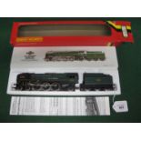 1978 Hornby OO scale R063 STD 7MT 4-6-2 locomotive and tender No. 70000 Britannia in late BR lined