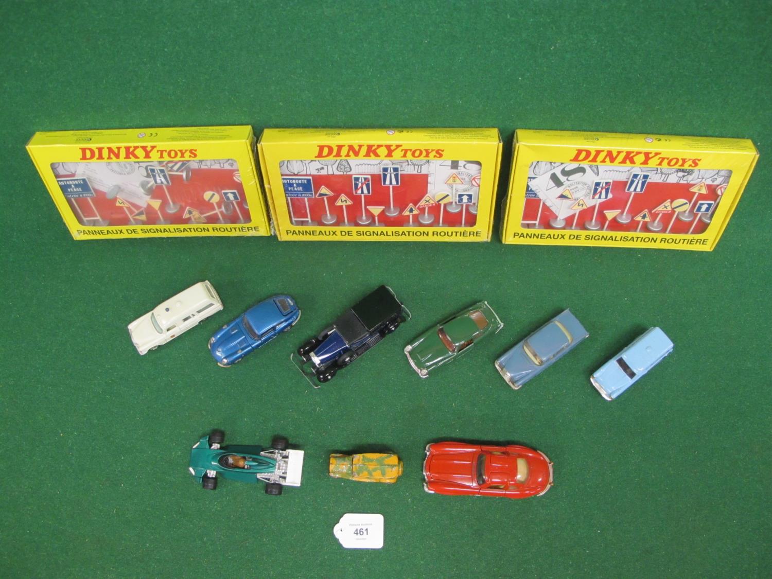 Nine loose diecast vehicles from: Dinky, Corgi, Matchbox, Vanguards, Rio, Verem and Tootsie Toy - Image 2 of 2