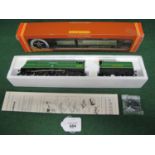 1981 Hornby OO scale R374 Bullied 4-6-2 locomotive and tender No. 21C166 Spitfire in lined