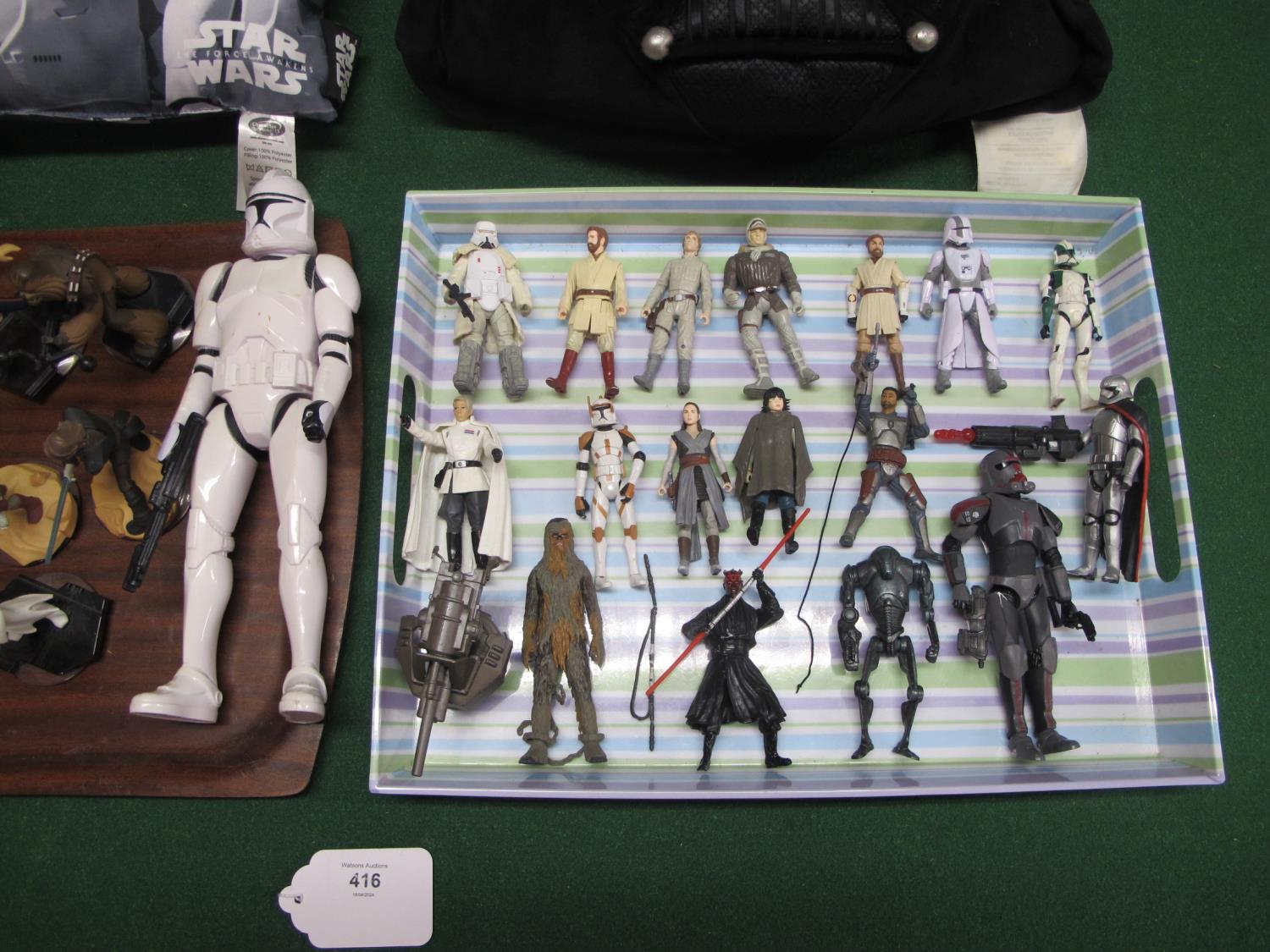 Quantity of 2000's plastic Star Wars figures made by Hasbro and The Walt Disney Company to - Image 2 of 3