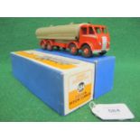 1948-1952 boxed Dinky 504 Foden eight wheel fourteen ton tanker having 1st Type Cab with spare wheel