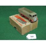 1947/1948 boxed Dinky 511 Guy 4 ton lorry having 1st Type Cab with spare wheel and hook, in fawn and