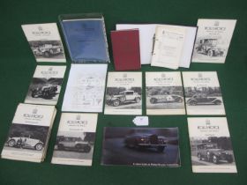 Rolls Royce service instruction leaflets for 1940's and 1950's, 1969 Technical Manual, handbook