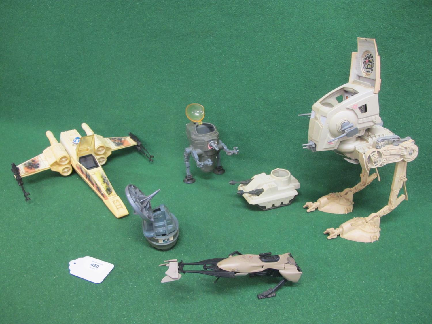 Six 1981/1982/1983 Star Wars vehicles to comprise: Radar Laser Cannon, Captivator 2, Imperial - Image 3 of 3