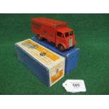 1950-1952 boxed Dinky 514 Guy 1st Type Cab in red Slumberland livery with both rear doors and