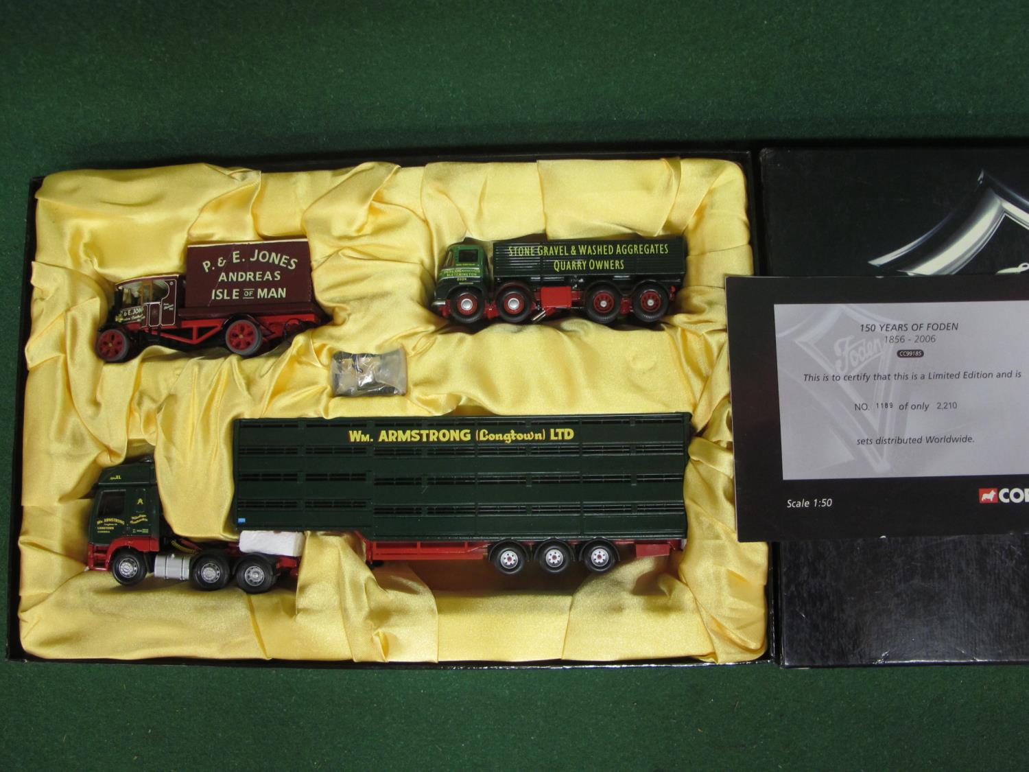 Boxed Corgi 1:50 scale 150 Years Of Foden 1856-2006 Limited Edition 1189/2210 Collectors Set - Image 3 of 3