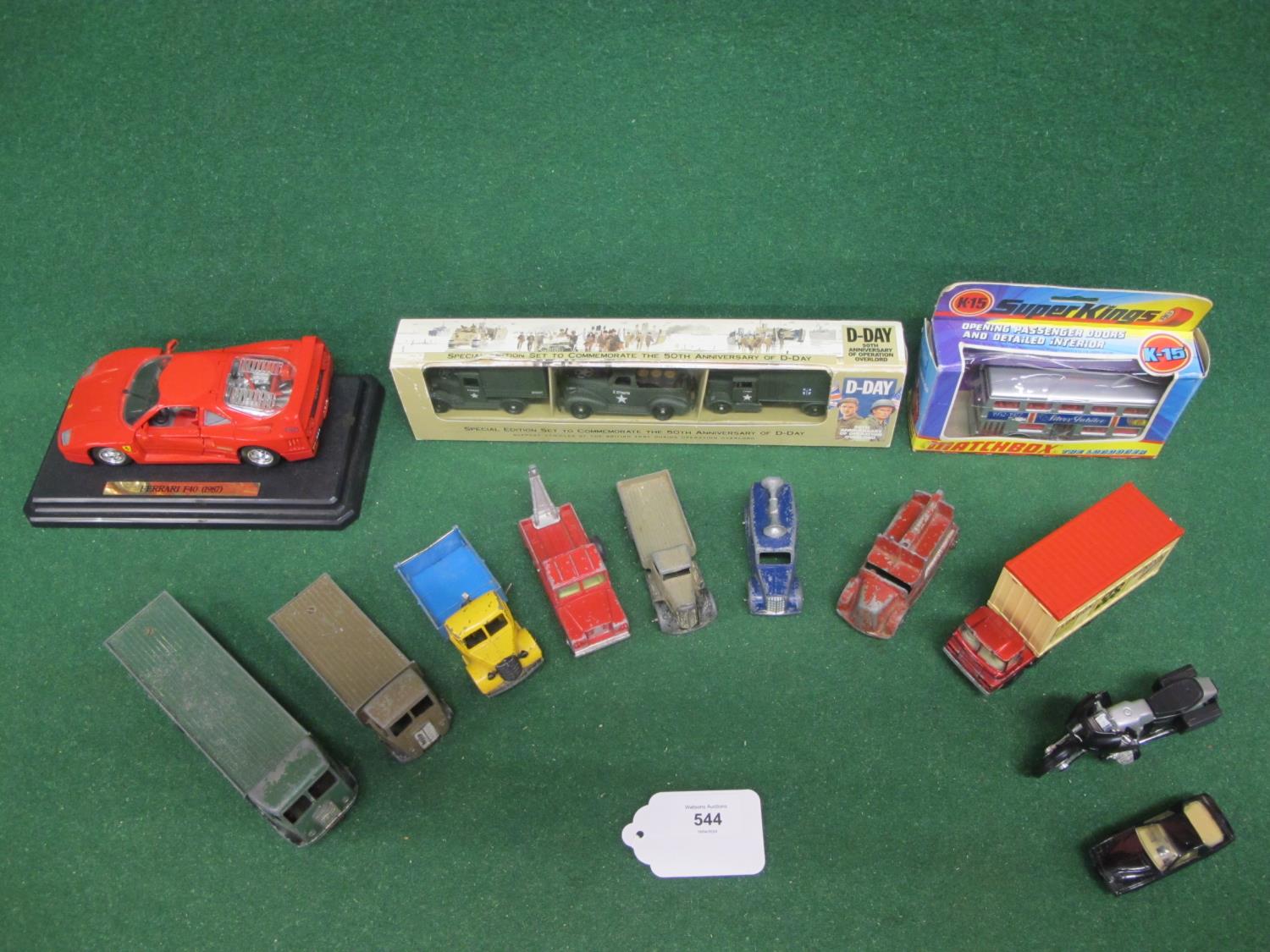 Mixed lot of vehicles from Dinky, Matchbox, Charbens, Burago, Lledo and Corgi to include: Dinky - Image 2 of 3