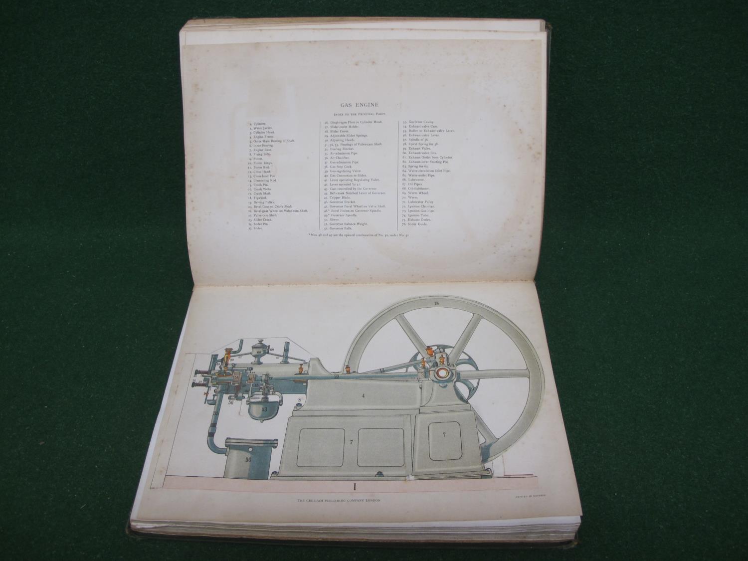 Fascinating MCMVII (1908) 200 page hardback copy of Modern Power Generators Volume II by James - Image 2 of 4