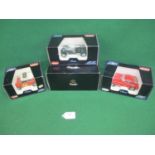 Four Kyosho diecast 1:18 scale model cars to comprise: Mercedes Benz 300SL, Morris Mini Cooper 1275S