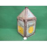 Pyramid can with cap and handle for Sternol - British Made By A British Firm, wording legible on all