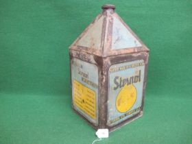 Pyramid can with cap and handle for Sternol - British Made By A British Firm, wording legible on all