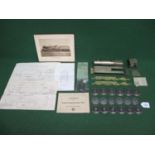 Metal parts for an O gauge 4-4-0 locomotive, Jamieson plans and instructions for 4F 0-6-0 and