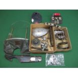 Circa 1953 Villiers engine (8E) parts to include: primary drive (clutch covers) inner/outer 3