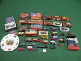 Thirty seven boxed and loose metal and plastic steam lorry models from: Matchbox, Days Gone and