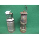 Two miners safety lamps made by Ackroyd Best Ltd, Morley, Leeds and Oldham Type F, both in used