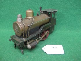Early Bing Gauge 1 live steam German 2-2-0 locomotive with double acting fixed cylinders
