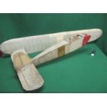 Large old wood and dope-skin radio controlled monoplane Miss America with a 7' wingspan (needs