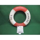 Lifebuoy from the ill fated fishing vessel Silver Dee which sank in the Irish Sea (with no loss of