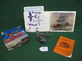 Essex Aviation Group booklet signed in 1982 by "Lanny" Lanowski for a fellow P47 pilot. Lanowski was