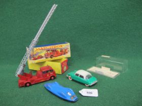 Boxed 1960's Matchbox King-size K15 Merryweather Fire Engine for Kent Fire Brigade, a display