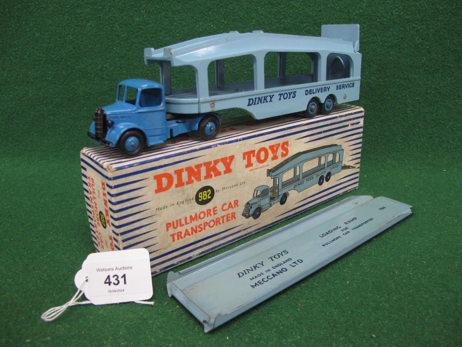 Boxed Dinky 982 Pullmore Car Transporter