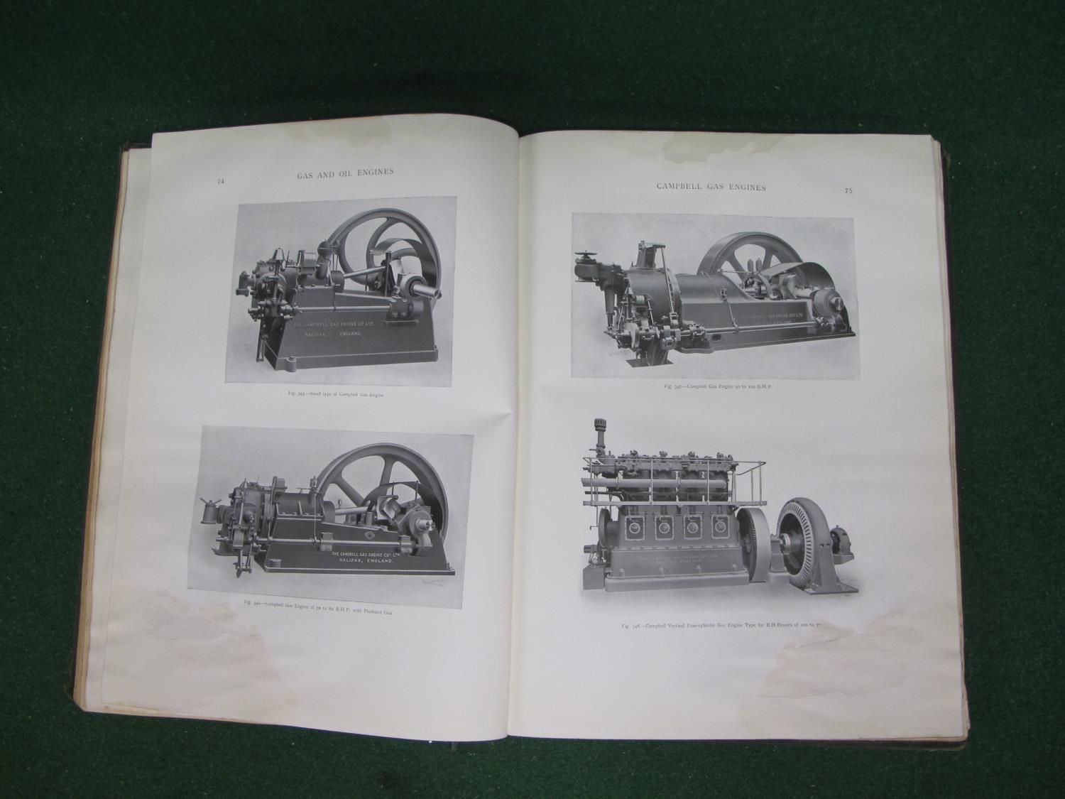 Fascinating MCMVII (1908) 200 page hardback copy of Modern Power Generators Volume II by James - Image 3 of 4