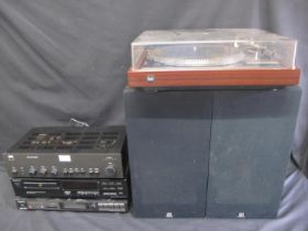 Quantity of audio equipment to include: NAD 3020B stereo amplifier, Sony CDP-313 compact disc