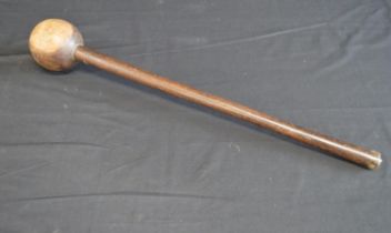 African hardwood Knobkerrie - 56.5cm long Please note descriptions are not condition reports, please