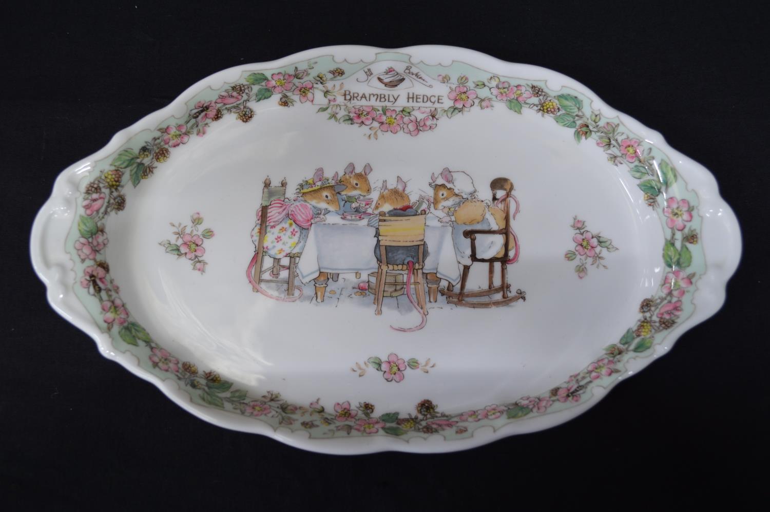 Royal Doulton Bramley Hedge miniature four piece tea set to comprise: oval serving tray, teapot, - Image 3 of 4