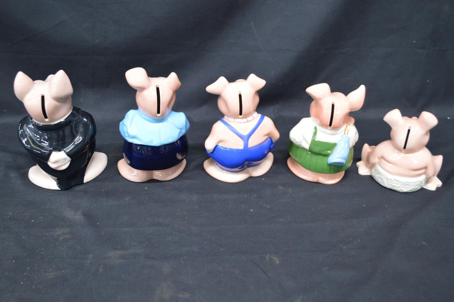 Set of five Wade Natwest pig money boxes Please note descriptions are not condition reports, - Image 3 of 4