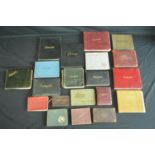 Group of twenty autograph albums having personal entries dating from the early 1900's to 1950's