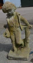 Water feature in the form of a young girl holding a jug - 76cm tall Please note descriptions are not