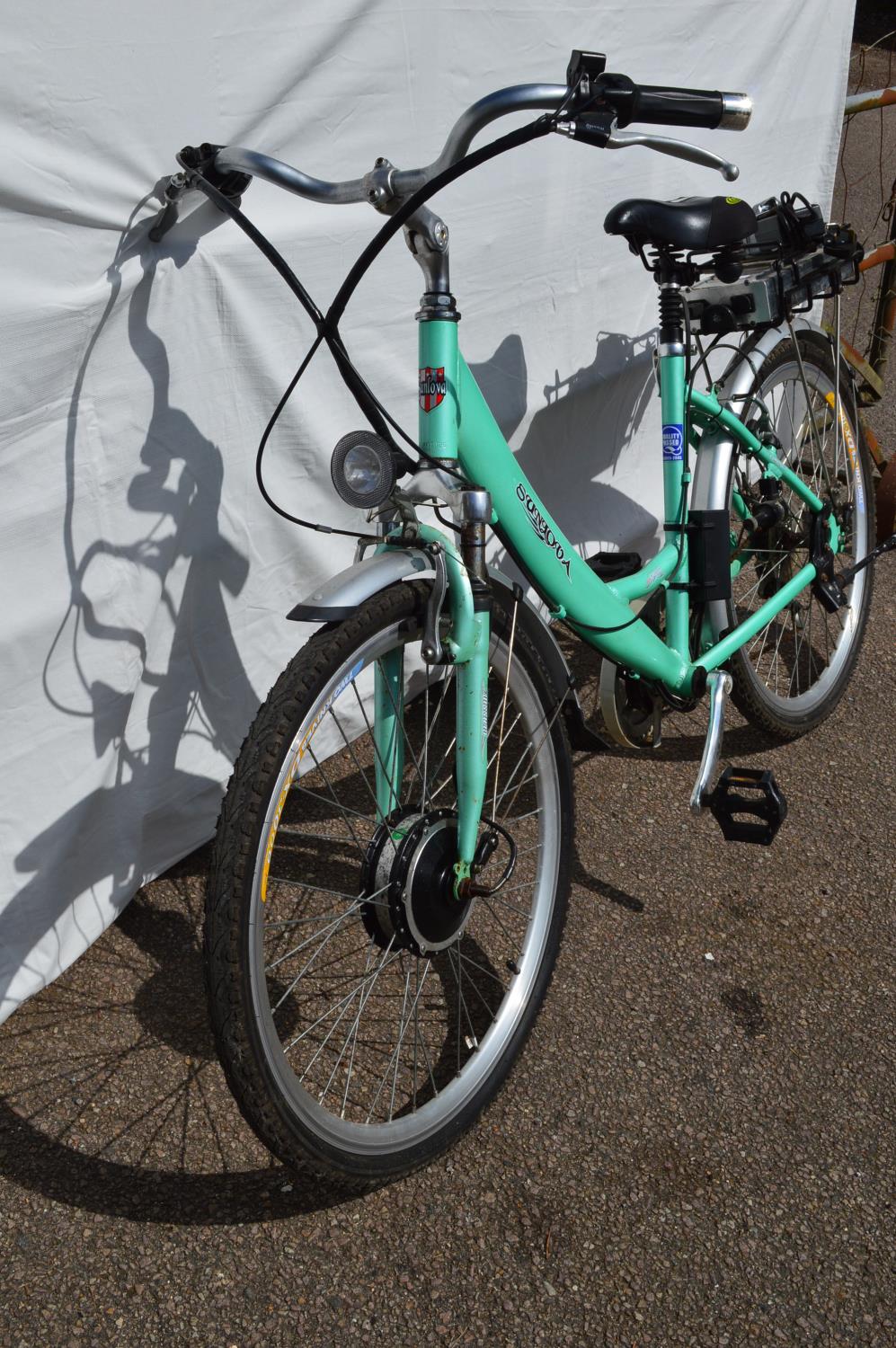 Ladies Sunlova electric push bike (sold as seen, untried and untested) Please note descriptions - Image 2 of 5