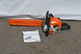 Stihl MS 181C petrol chainsaw (sold as seen, untried and untested) Please note descriptions are