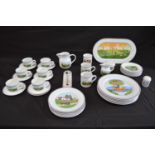 Villeroy & Boch design Naif pattern tea and dinner ware to comprise: 39cm platter, six 27cm