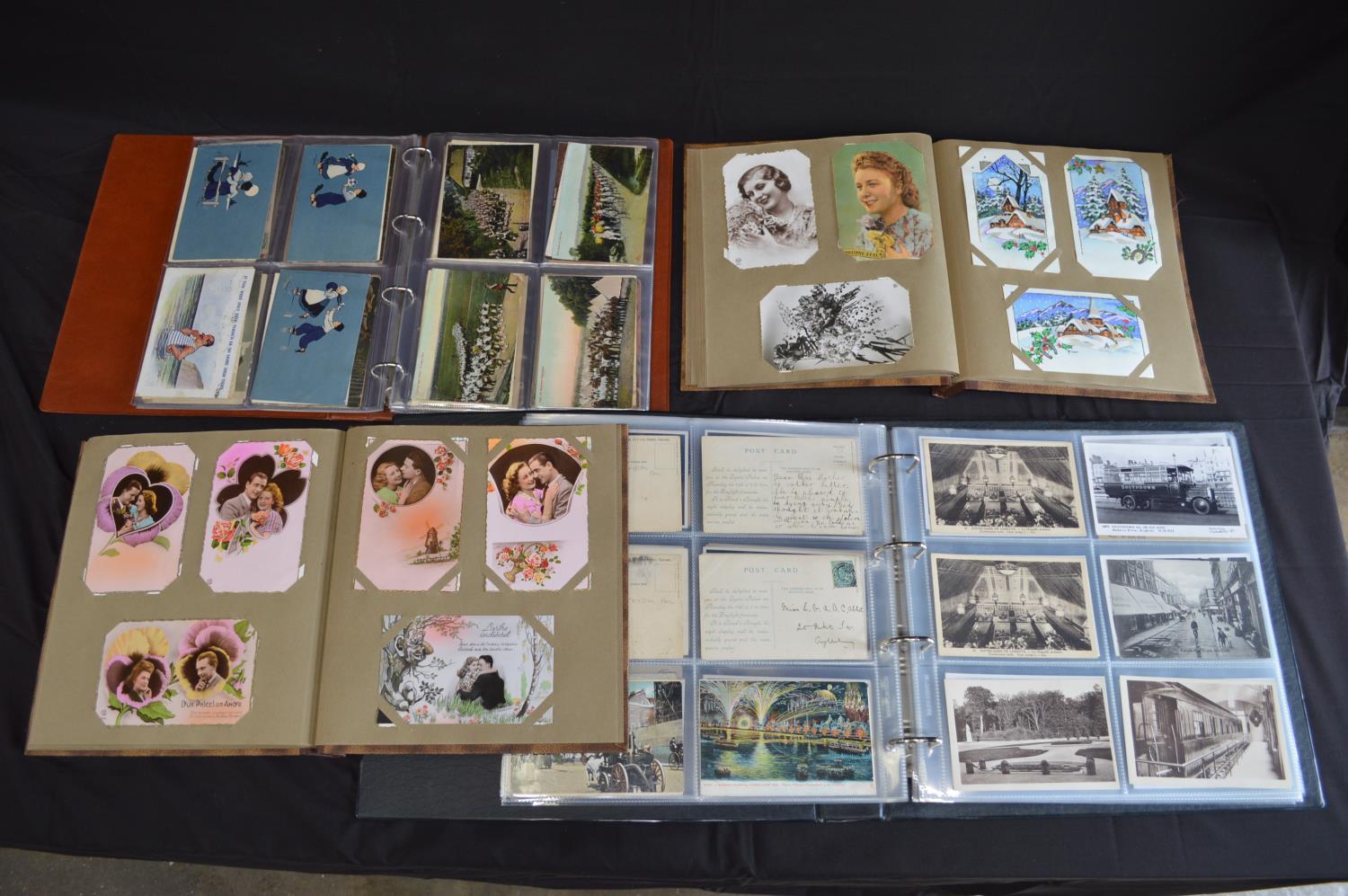 Eight albums containing a quantity of used and unused postcards on various subjects Please note - Image 2 of 3