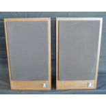 Pair of Acoustic Research 18sEV speakers numbered 50190 and 50191 housed in wood effect cases - 24.