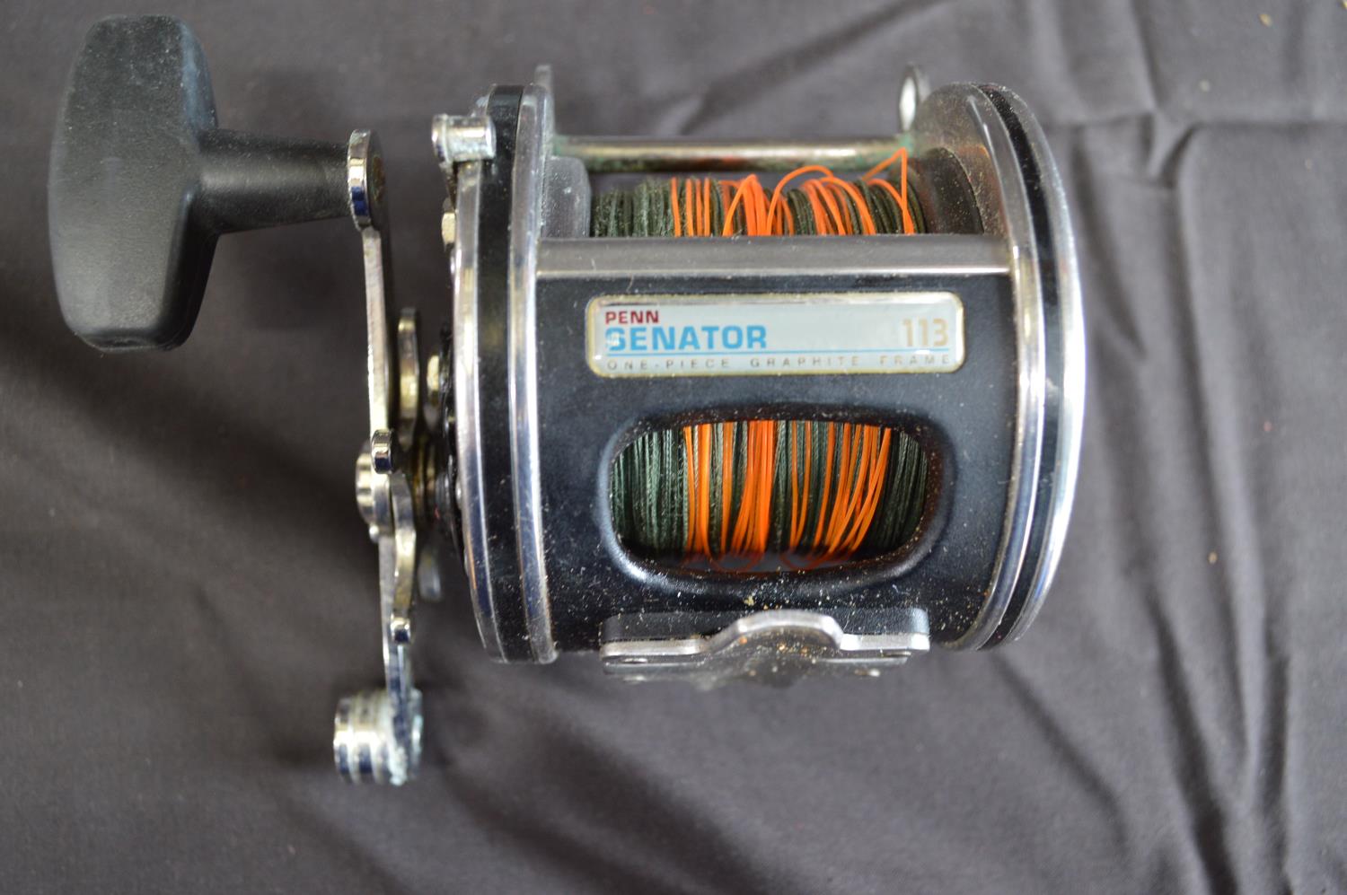 Group of three Penn fishing reels to comprise: Defiance 25LW, Commander and 113 4/0 Senator Please - Image 4 of 5