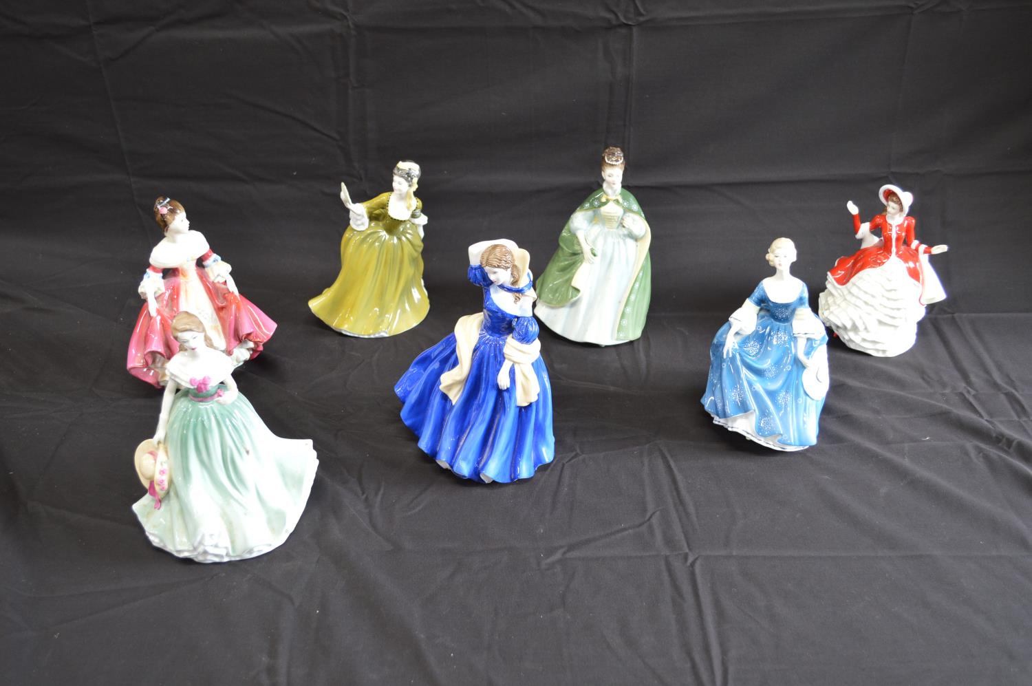 Group of seven Royal Doulton figures to comprise: Southern Belle HN2229, Cathy Limited Edition No. - Image 2 of 3