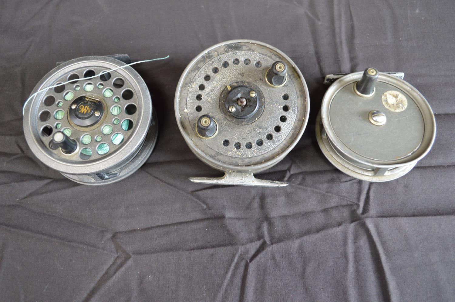 Three JW Young & Sons, Redditch fishing reels to comprise: Reflex 1450, Condex and Seldex Please - Image 2 of 2