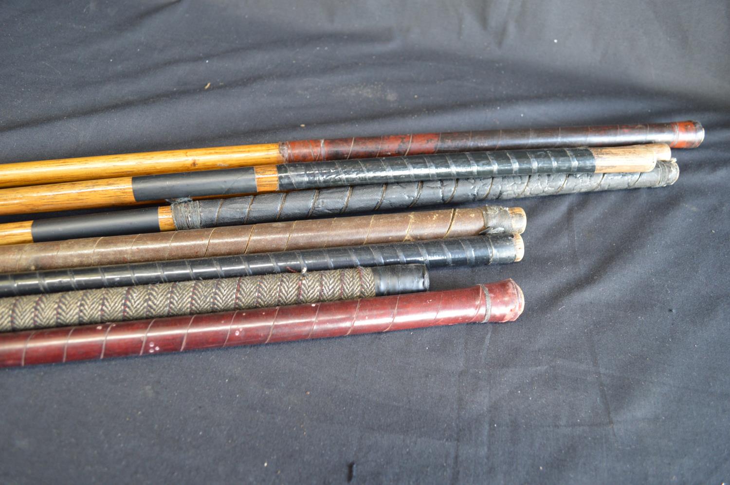 Group of eight wooden shafted golf clubs to include: two Rustless CG, The Gamage Putting Cleek and - Bild 2 aus 5